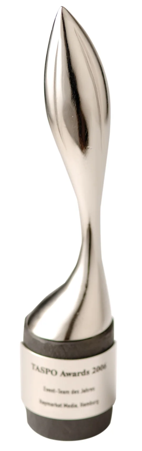 Die TASPO-Award-Trophäe von 2008