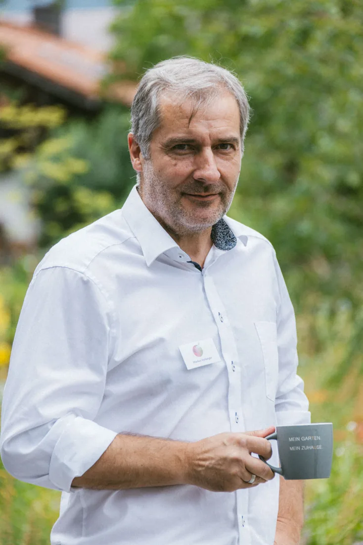 Markus Forberger, Staudenexperte bei Fuchs baut Gärten