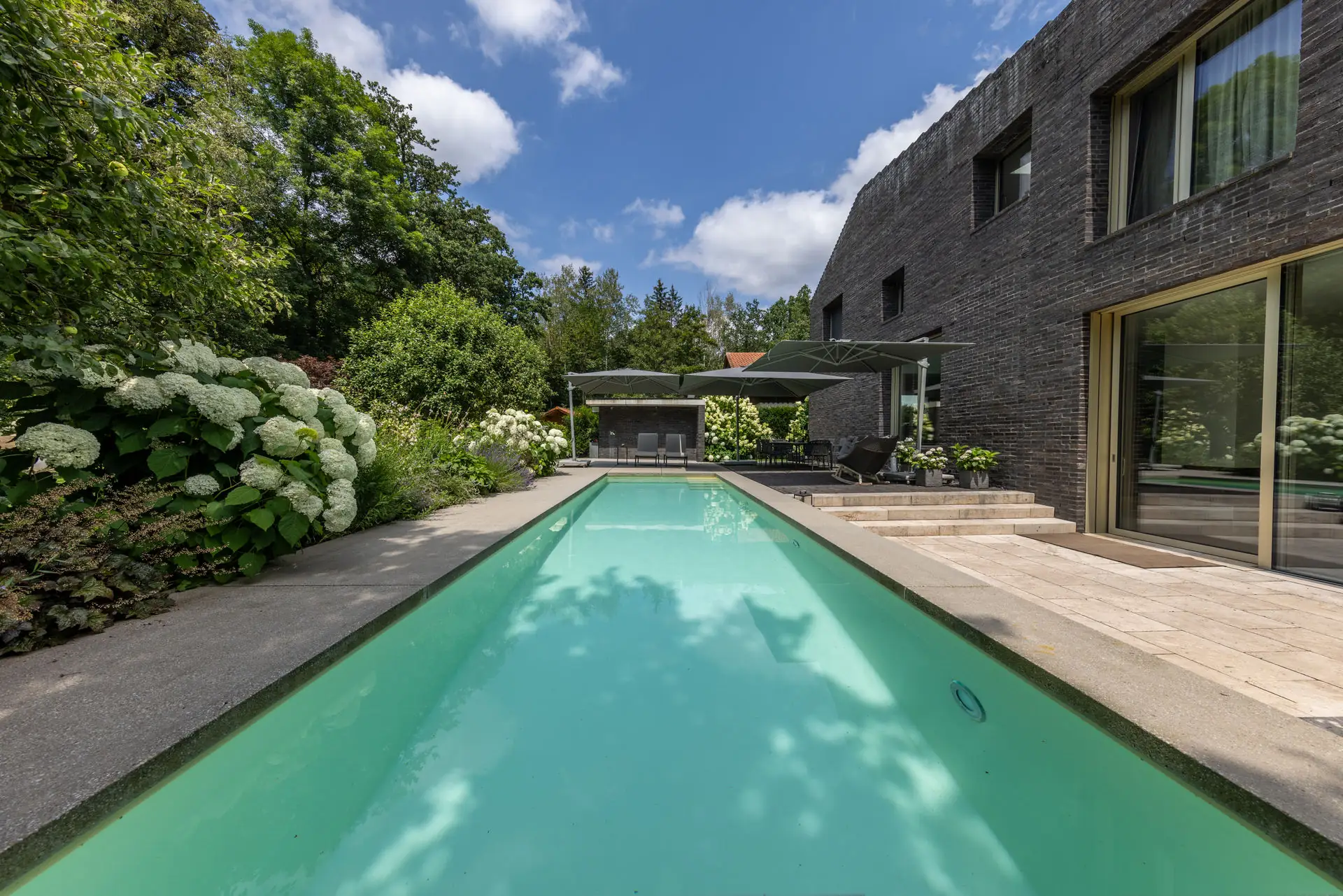 Swimmingpool mit Chlorung