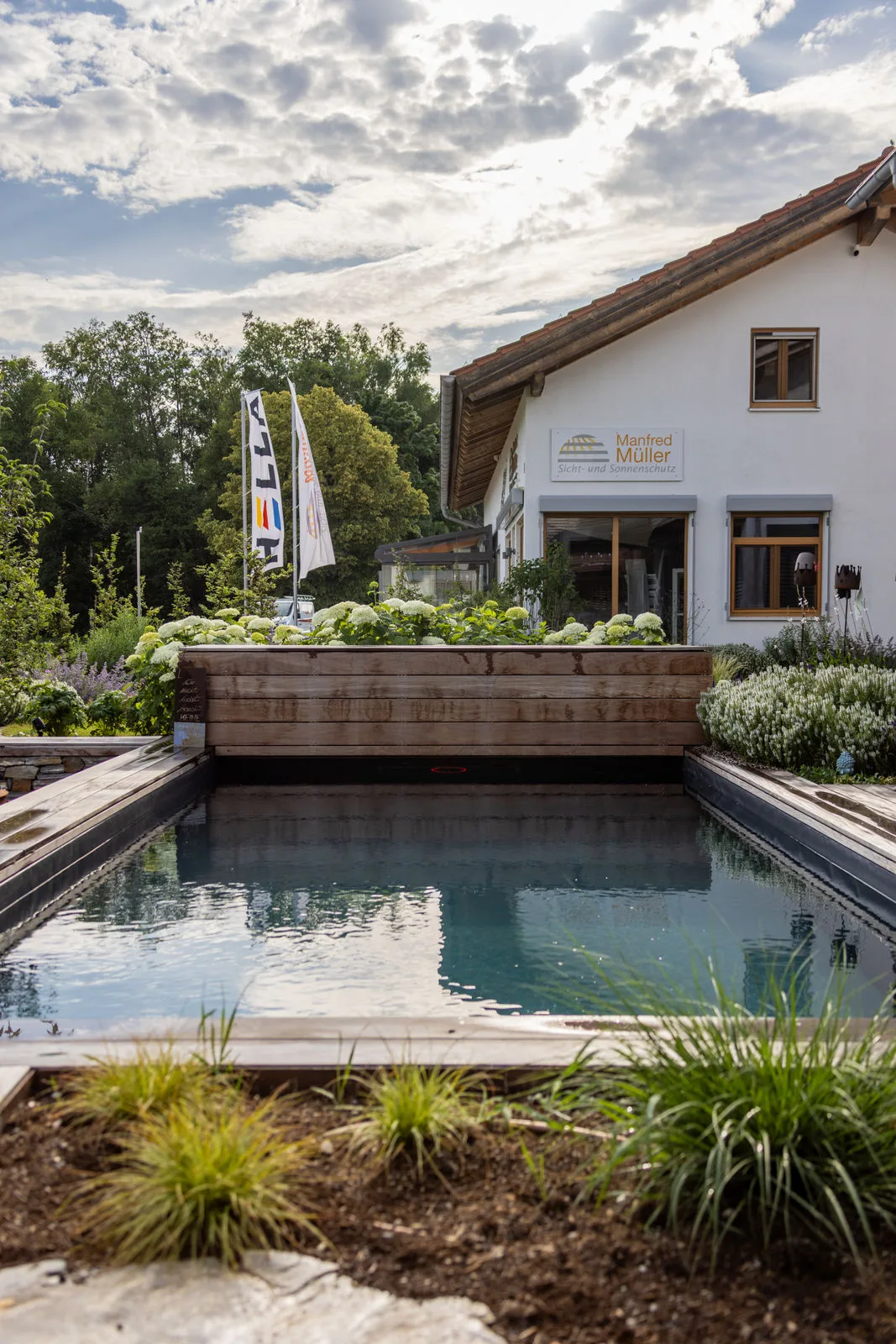 Firmengarten Müller Sonnenschutz – Oberbayern