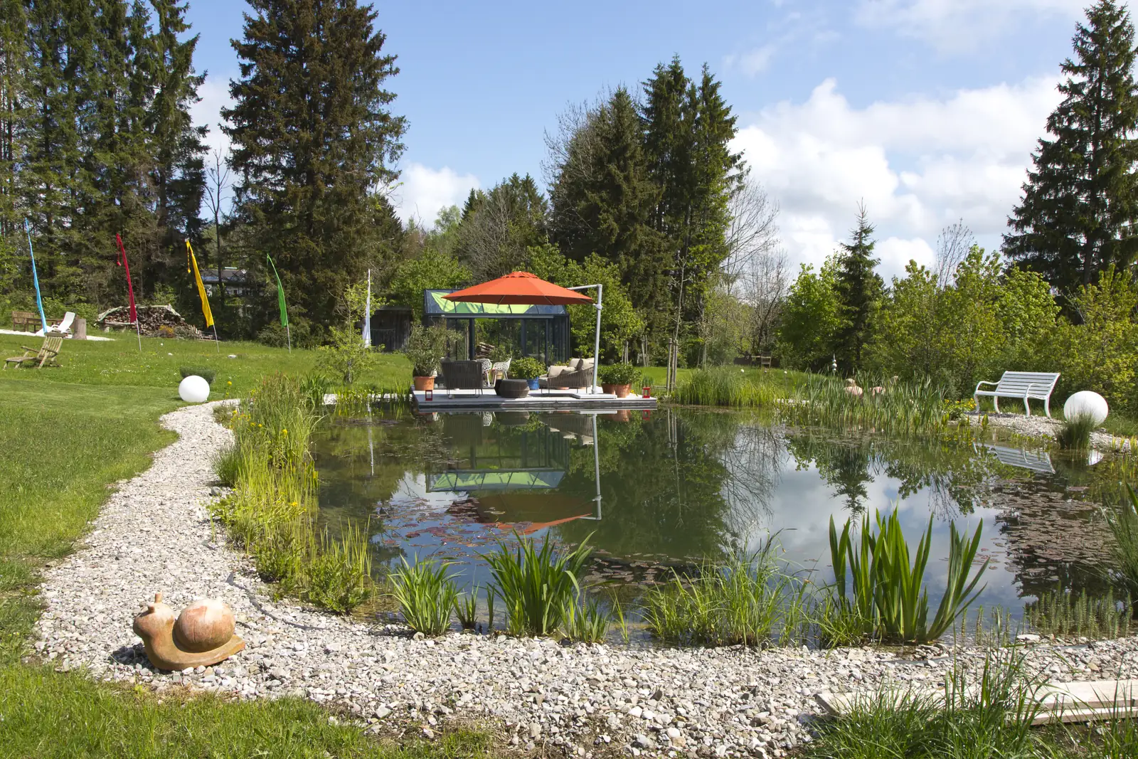 Ein Teich wie ein kleiner See