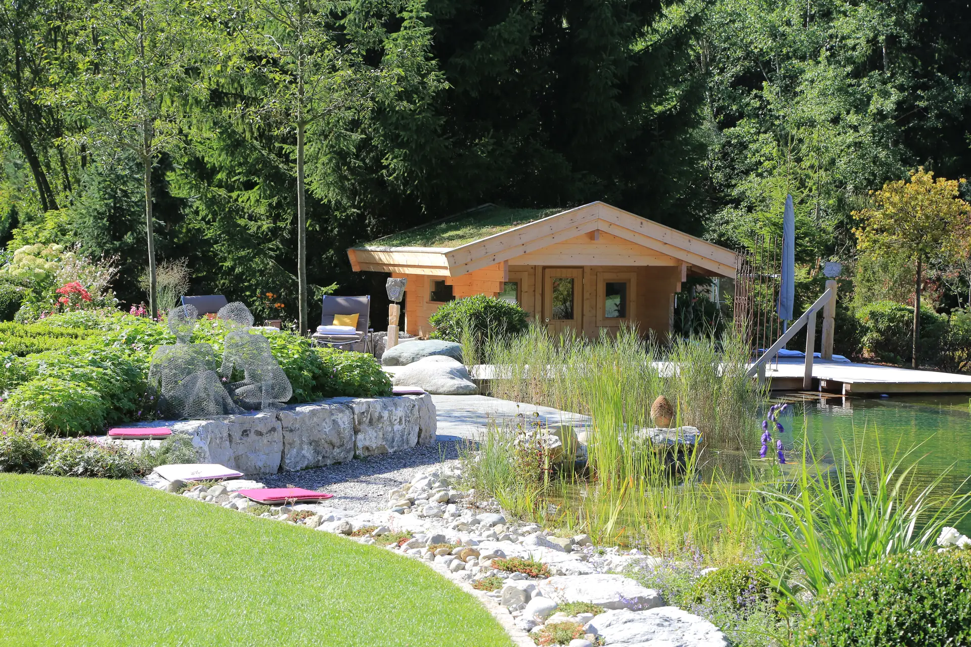 Ein Garten wie ein kleiner Park
