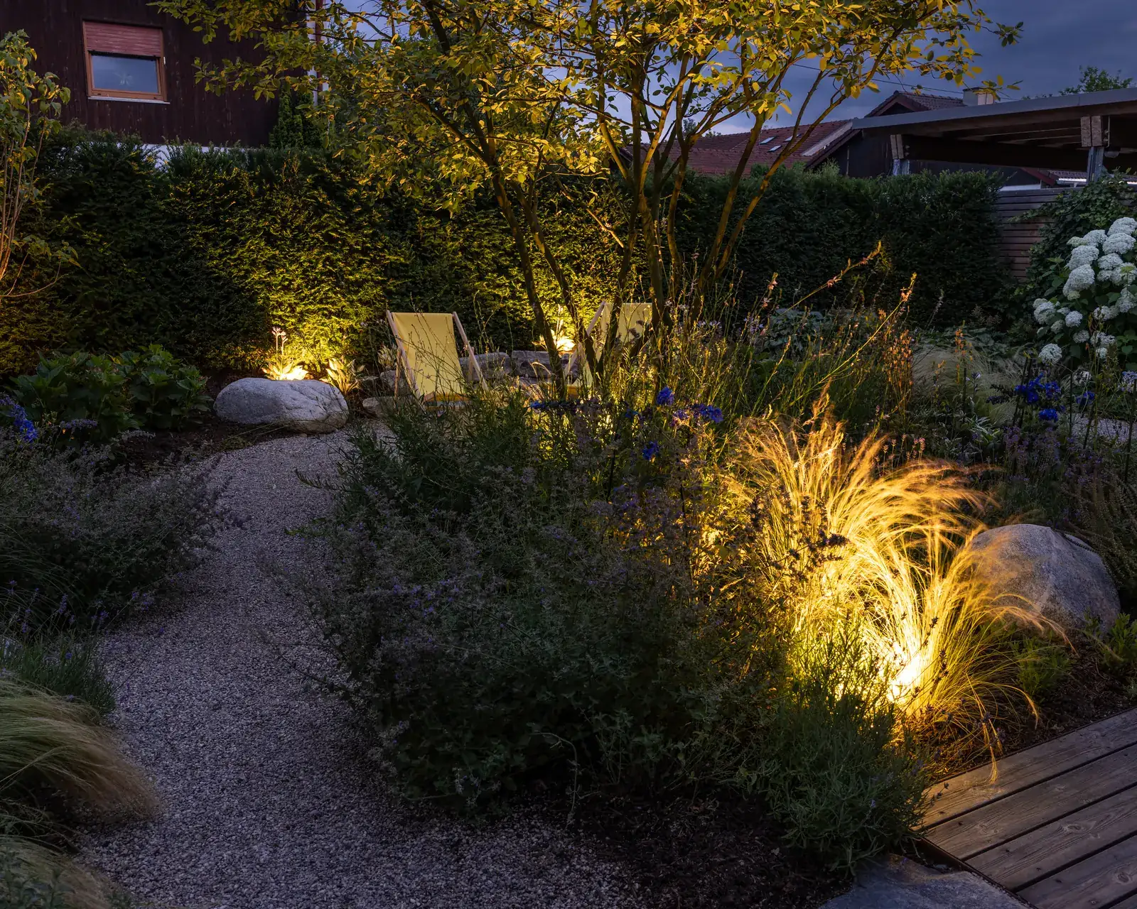 Gartenbeleuchtung bei Fuchs baut Gärten (3)