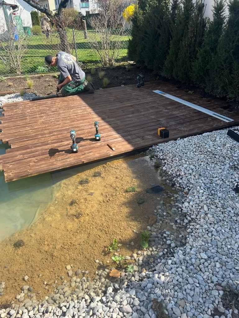 Arbeit auf einer unserer Baustellen